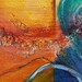 Pacific inspired painting -  printable copy of original acrylic mixed media