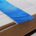 Magnetic flip bookmarks - fine art with spirals and vines