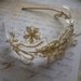 Vintage Ivory Lace Headband Fascinator
