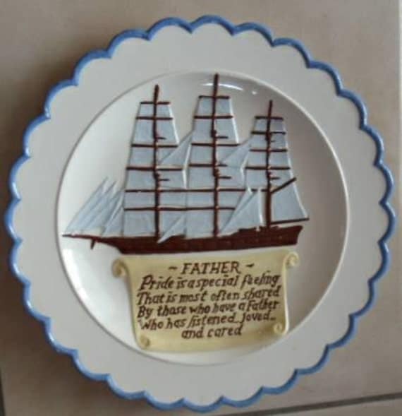 Ceramic Father's Day Plate