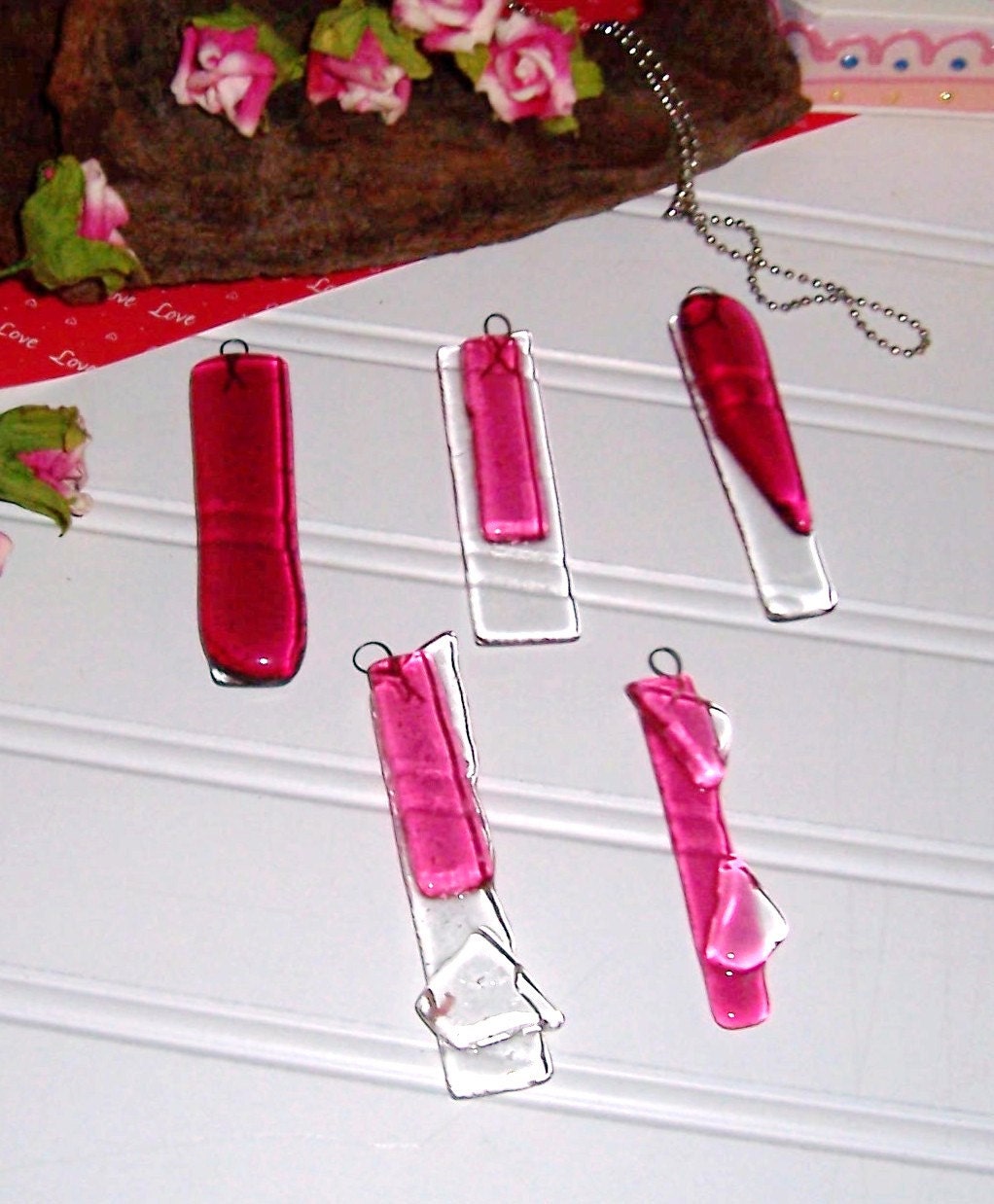 Pink Fused Glass Supplies