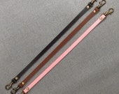 Japanese leather double sided purse strap - 12"