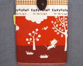 Kindle Kobo Padded Sleeve Case with Button - Stroll (Cinnamon) - Limited Edition
