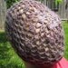 SALE Crochet Hat Slouchy Beret in Wool Blend Bohemian Look