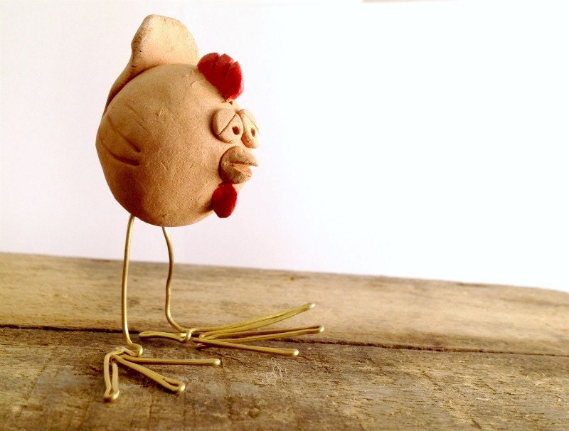 Gina the Chicken - CeramicToy