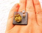 Japanese Food Ring Roasted Sweet Potato Miniature Food Jewelry Gifts Under 10