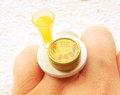 Kawaii  Ring Juice Candy  Miniature Food Jewelry