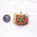 Cute Cat Shaped Pizza Pendant