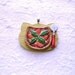 Cute Cat Shaped Pizza Pendant
