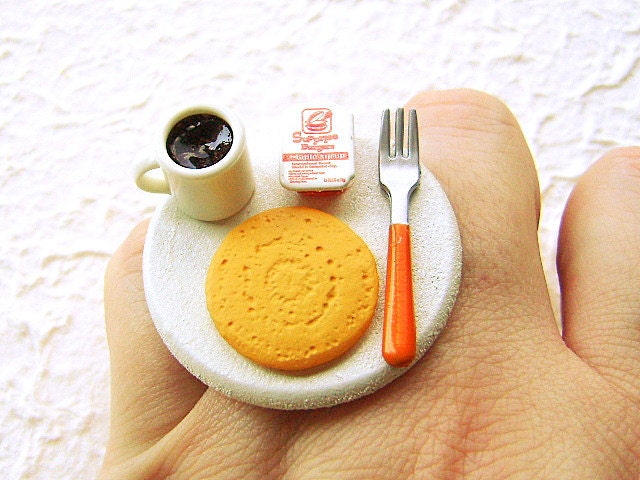 Coffee Ring Food Pancake Syrup