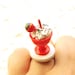 Happy Birthday Ring Ice Cream Candy Miniature Food Jewelry