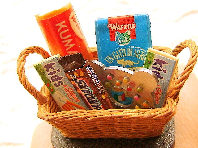 Gift Basket Ring Miniature Food Jewelry  Sweets and Cookies
