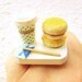 Miniature Food Ring Coffee Sandwich Kawaii Food Jewelry