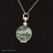 Sunset Moth Wing Double Sided Necklace Pendant 1229