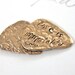 recycled bronze guitar pick . love is immortality quote guitar pick plectrum . love token gift for him her . ready to ship romantic gift