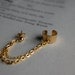 Lightning Bolt Earring and Ear Cuff