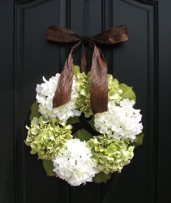 Hydrangeas in Summer - Hydrangea Wreaths - Floral Decor