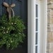 Spring Wreaths, Summer Wreaths, Boxwood, Fern and Burlap Bow for Year Round