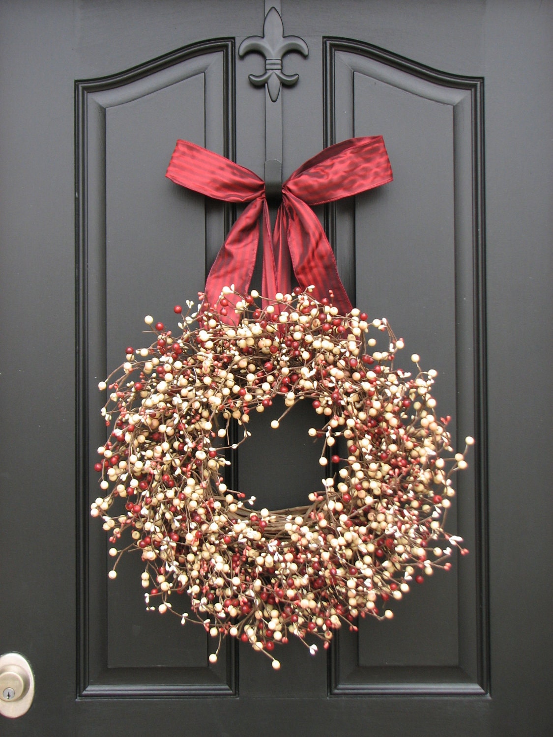 Berry Wreath - Pomegranate Berry Wreath for Year Round Decor