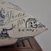 Decorative Pillow: French Stamps and Script in Navy on Natural Background. 20x20 Decorative Pillow Cover
