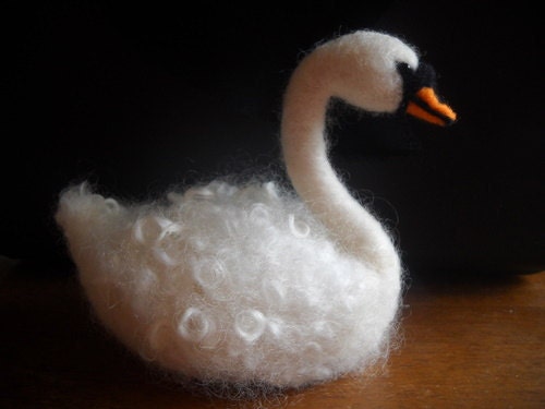 Needle Felted Swan