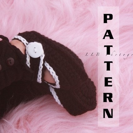 Crochet Baby Girl Shoe Pattern - newborn - 12 months - Crochet Pattern 324 INSTANT DOWNLOAD