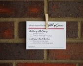 Red, White and Black Response Set: Set of 25