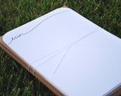 custom handwritten stationery and note set: 5x7 flat cards