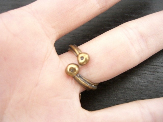 Vintage 1960's Seppo Tamminen Brass Ring