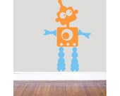 SCRAP ROBOT VINYL Decal - 18x26 inches - fun and customizable