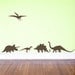 Dinosaurs Vinyl Decals - wall decal - boy room
