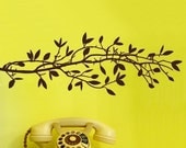 SALE-  Small Leafy Branch Graphic item 30022 Vinyl Wall Decal, Sticker