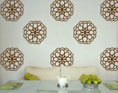 Vinyl Wall Decals, Flower Burst- 10 Graphics, Vinyl Wall Graphics, Wallpaper, Stickers, item 10025