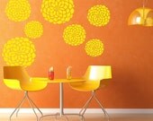 Vinyl Wall Decals- 7 Large Flower Bloom Graphics- Variety of sizes, Wallpaper, Stickers, Wall Art, item 10024