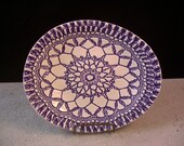 Ceramics, Art Pottery, Home Decor,  Soap Dish, Candy Bowl, Ring Tray, Spoonrest, Lavender, Purple
