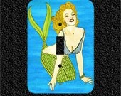 Light Switch Plate Cover- Blonde Diva Mermaid