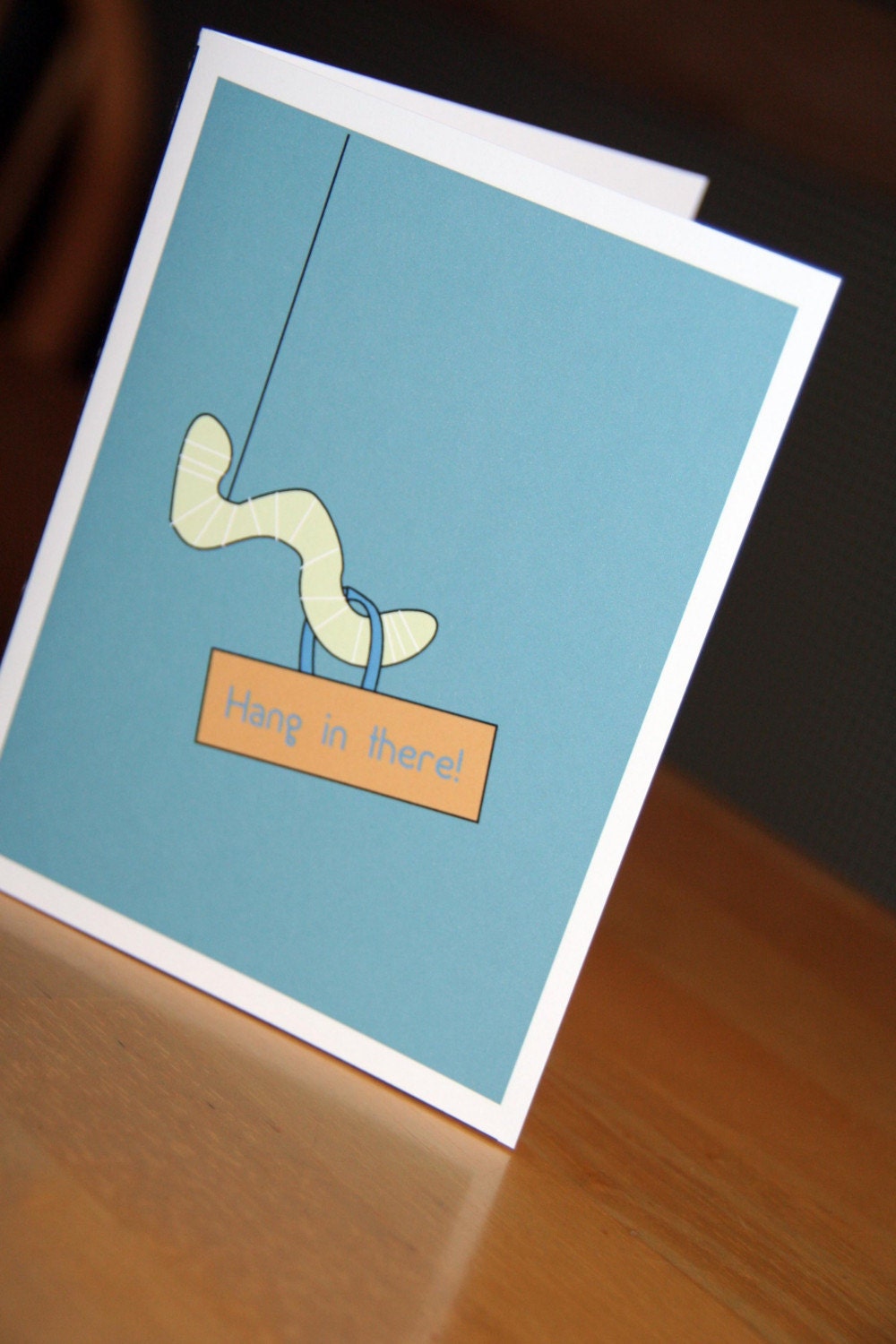 12 A2 Hang In There Encouragement Fishermen Note Cards