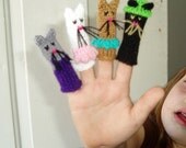 Three Little Kittens Finger Puppet Set.  (Includes 3 Little Kittens and 1 Mama Cat.)  We can create custom orders.