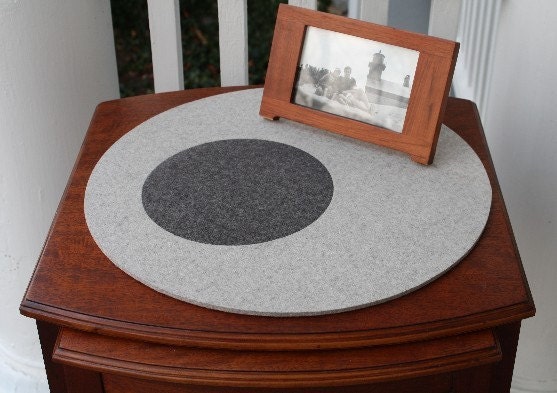 The Asymmetrical Felt Pad in 5mm Virgin Merino Wool Felt