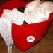 XL Felt Fabric Basket in 5mm Thick Virgin Merino Wool Felt, ORANGE