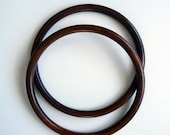 Pair of bag handle, wooden hoop, dia. 7.5 inch - Originsupplies