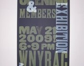 WNYBAC Grand Opening and Member's Exhibition Poster May 2009