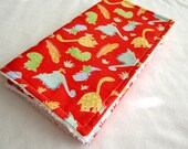Oh Boy Chenille Burp Cloth