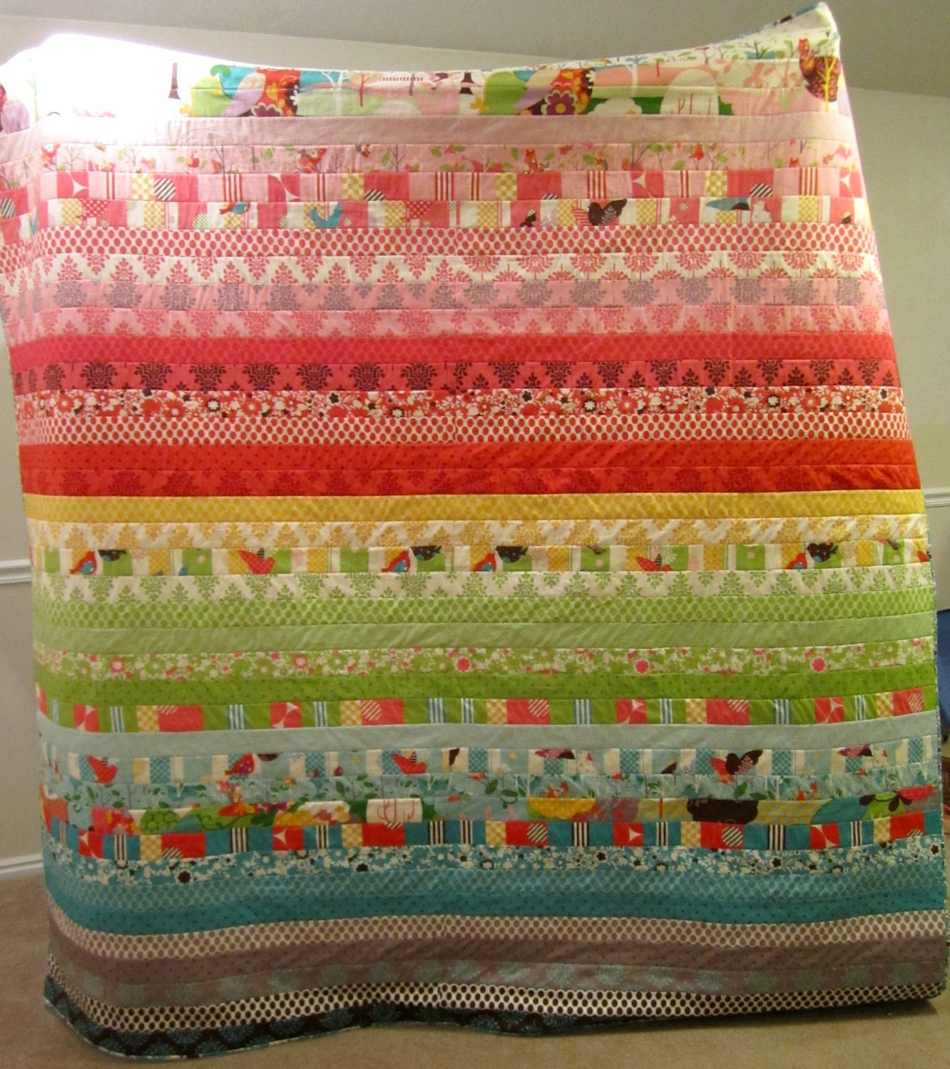 Full Size It's a Hoot Quilt