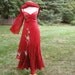 Silk hand painted summer evening dress WHITE ROSES