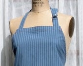 Denim Stripe Chef's Apron