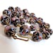 Vintage Fiorato wedding cake bead necklace