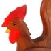 Vintage carved wooden rooster American folk art