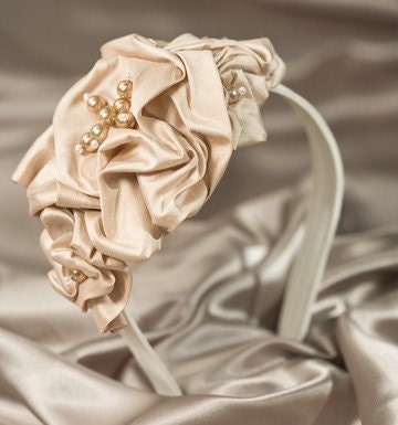 Large Rose Headband, headbands for weddings, bridal hair accessory