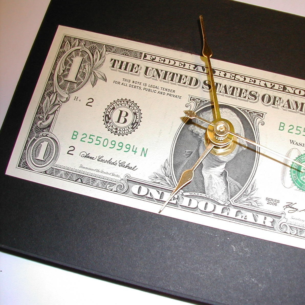 Time is money. . . or is that . . . Money is time . .  Clock